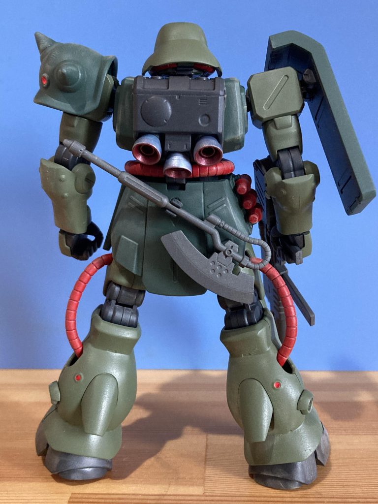 珍しくバーニアの外と中で色分けもしてみました