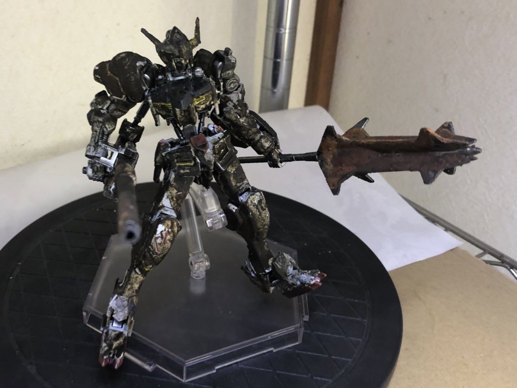 2塗り目で一時間後 