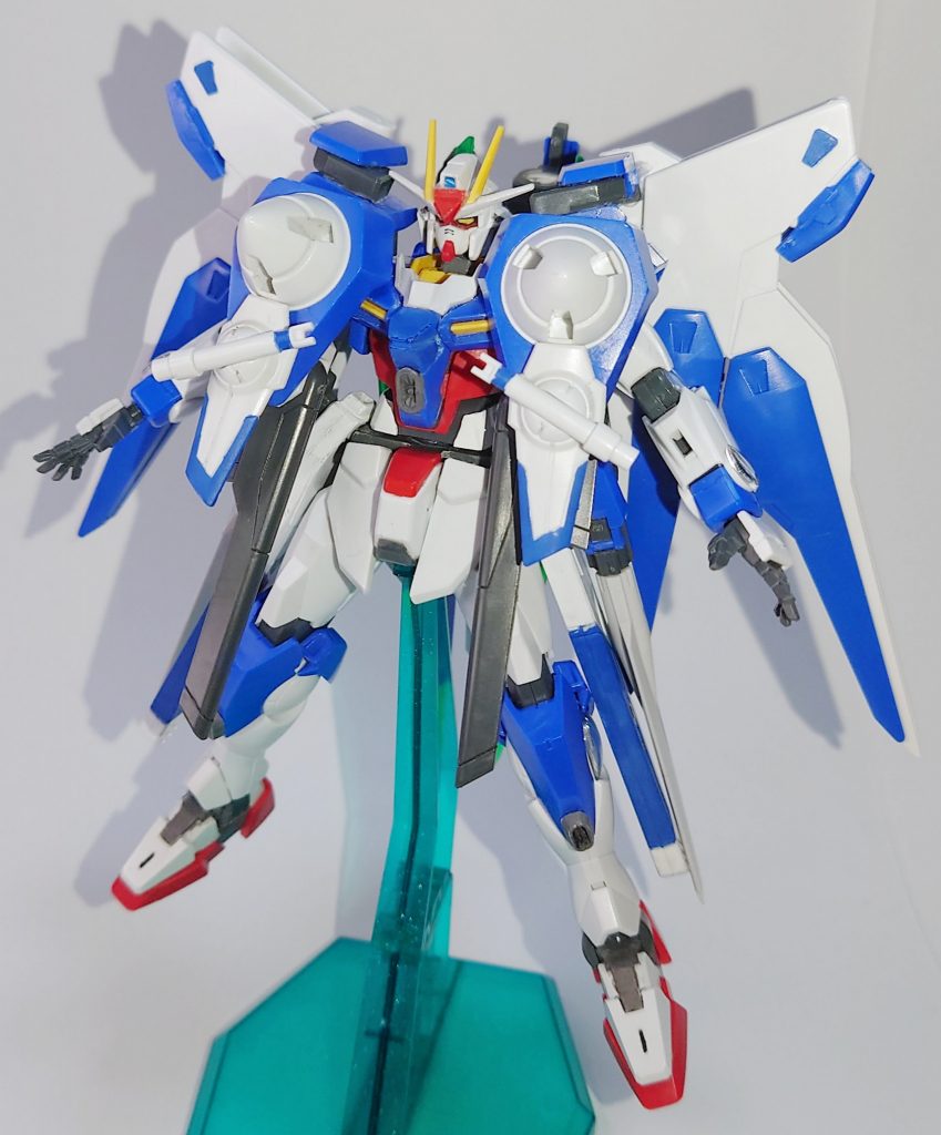 防御形態ダブルオーがたまにやってたあれ。GNフィールドも張れるがこれを使うこともある。