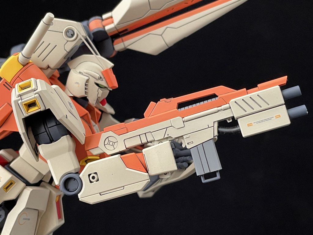 速射型ビームライフル銃身切り詰め、コンデンサー・銃口追加連射で命中率重視