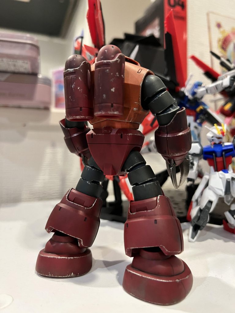 シャア専用ズゴック無塗装–2枚目/制作者：む