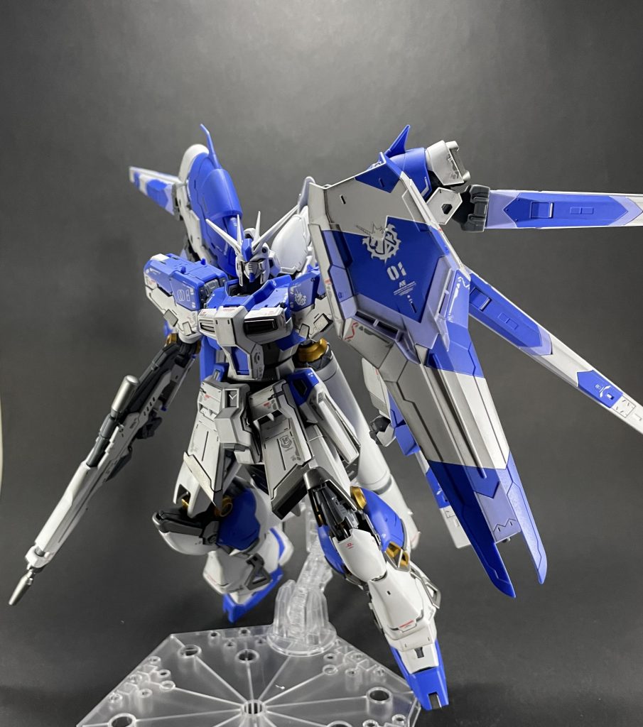 素組みで完成度が高かったので、なるべく素組みの良さを消さないように作りました😃