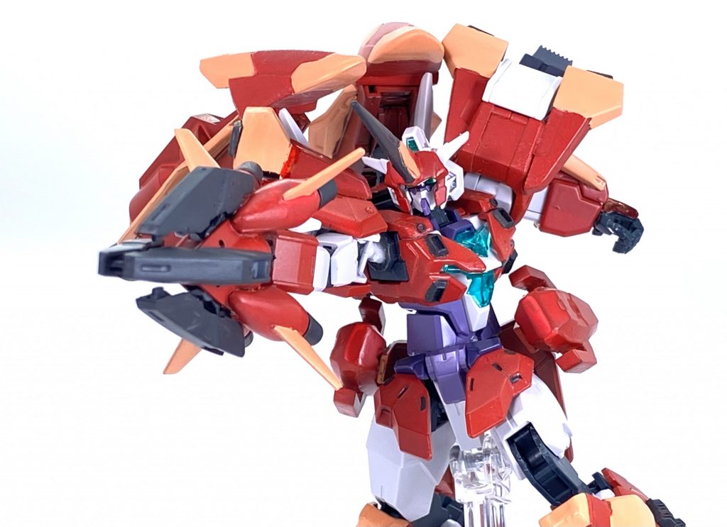 元ネタの特徴ともいえるクラッシャーアームは30MMの大型クローをベースに表現してみました。