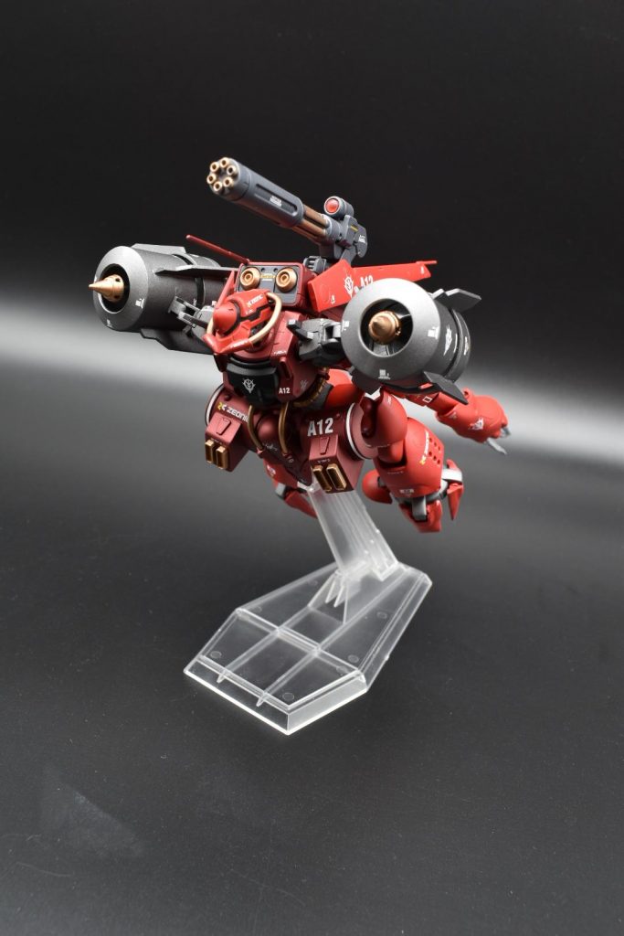 巡行モードでは、ショルダーのスクリューユニットの向きを変えて、高速移動出来る様な使用にしてます。