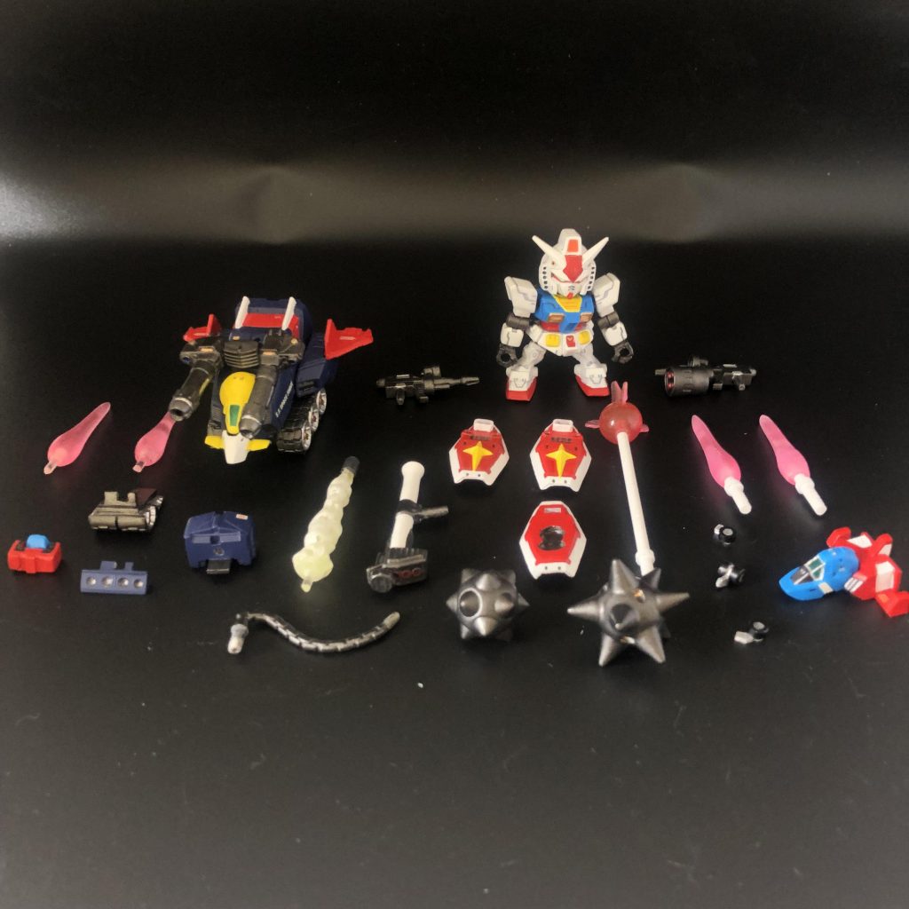 今回の全パーツです。