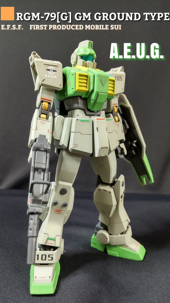 素組でしばらく、寝かせてましたが急にエゥーゴバージョン似合うじゃんと思い制作しました。黄緑は、調色しました。