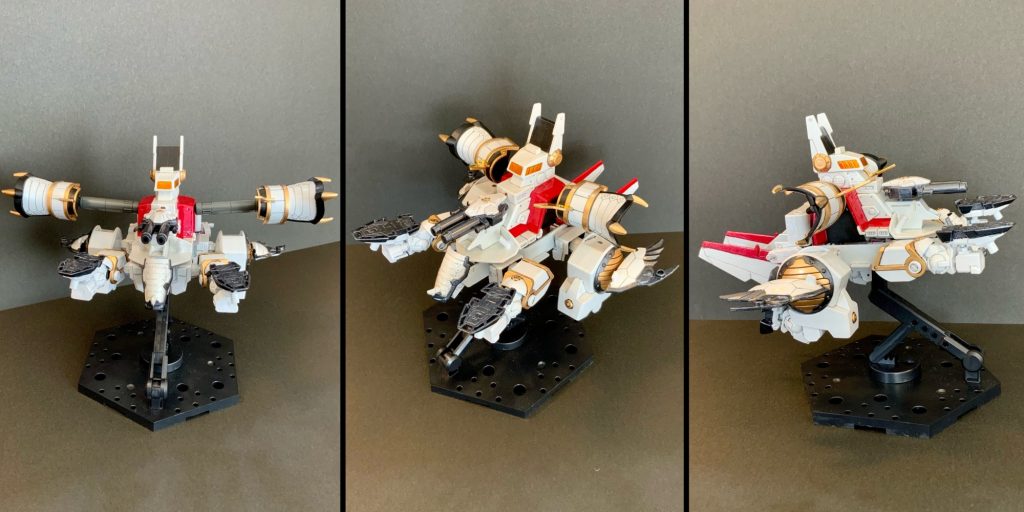 ●天馬形態　各面SDアーガマ感！当時の食玩「発進！SDガンダム艦隊」の記憶がよみがえります🤤