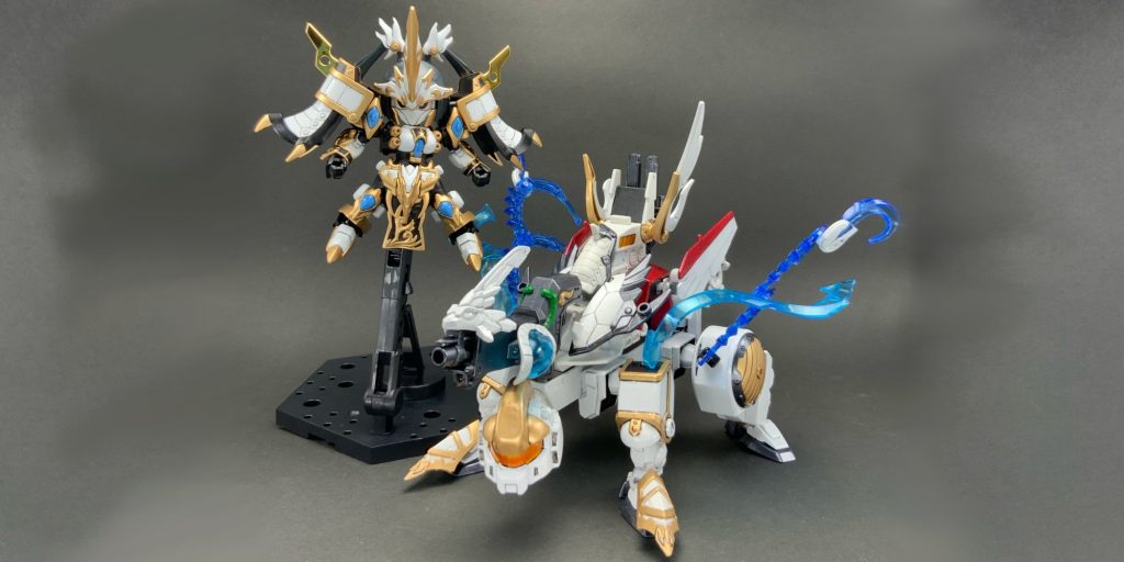 ●水の鎧・汪亀(おうき)　降臨！「汪亀！よろしく頼むわね！」バシュゥゥン！！