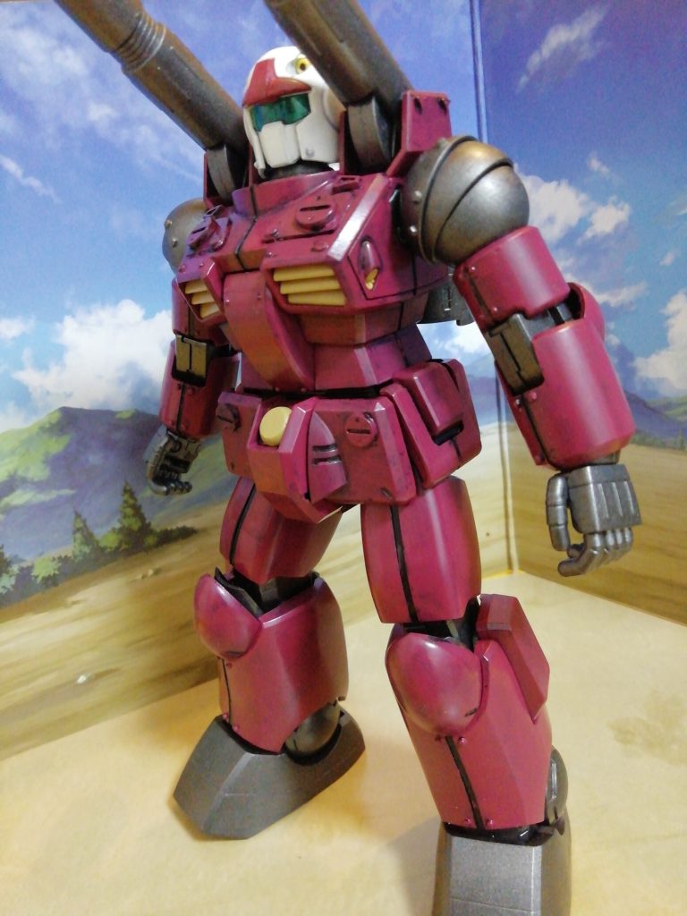 キャノンの付け根も両方折れてました。塗装して満足‼️ジコマンですね‼️