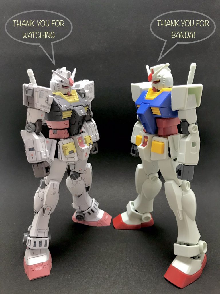 ということで初めてのEGでハーフガンダムでした。これからは少し投稿頻度を上げようと思っているのでよかったらまた見に来てください。　最後までご観覧ありがとうございました！