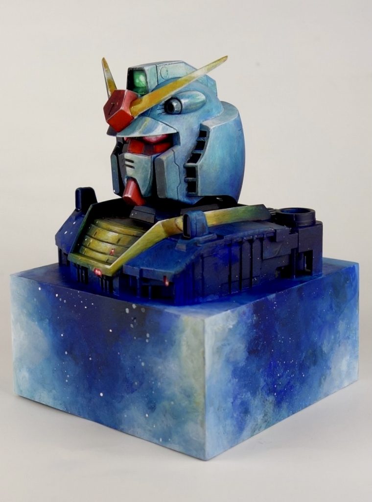 １／４８ガンダムヘッドモデル（with１／６０アムロ&セイラ）–9枚目/制作者：@館長