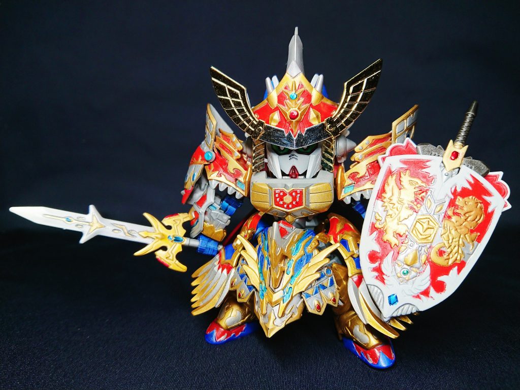 スダ・ドアカを守ろうとする貴殿たちの力と意思、しかと見届けた!!って過去作同様カードダス風にしたいけど、可動しないわ派手すぎわで全然できない!w