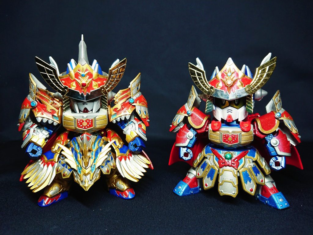 過去作のキングガンダムII世 LGBB ver.と比較やってることはほぼ同じw数年たっても制作の腕の成長はあまり感じられませんw