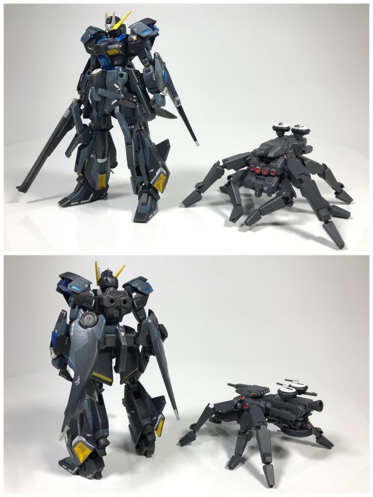 [GSD-01MWB ガンダム・スターダム/サルティシディア]フォース「GUNSTARDOM」に所属するダイバー、まるいるかが制作したガンプラ。フォース全員で「スターバーニングガンダムをベースに自分専用機を作ろう！」という企画で制作した作品で、別の自分専用機である「ウェントスレーニス」をモチーフに制作されている。そのため、武装構成なども「ウェントスレーニス」に非常に近くなっている。固有名のサルティシディアはハエトリグモ科の科名で、本機が搭載しているハエトリグモ型の無人機から名前が取られている。