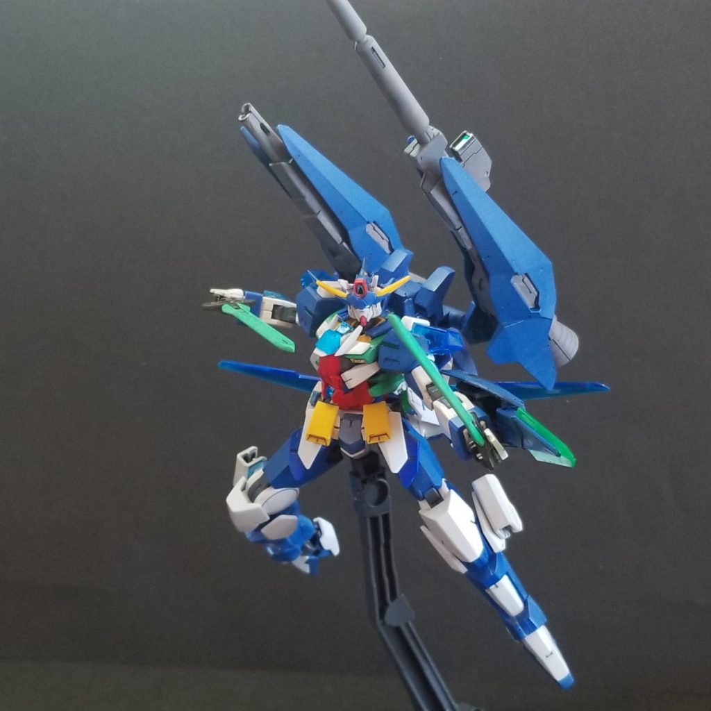 今回コアガンダム化したオリジナルガンプラです。