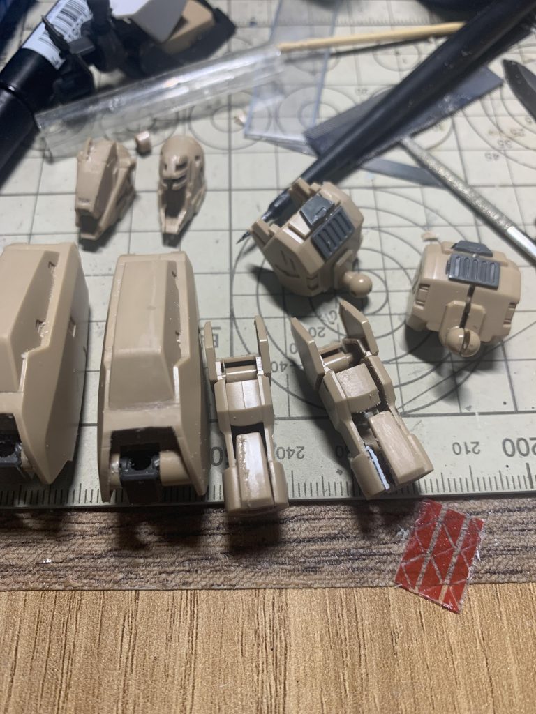 合わせ目消しは3パターン・ずらし・普通に消す・隠すという感じで色々なパターンの練習になったので、今後にも役立てられそう。