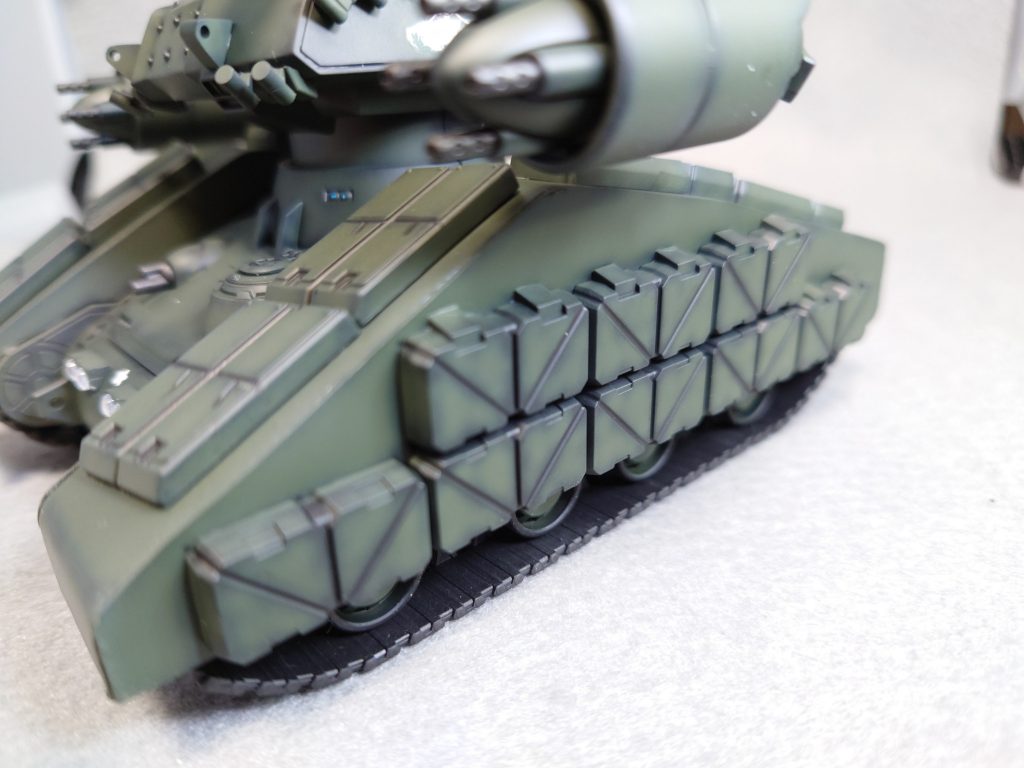 ガンタンクは履帯が剥き出しなので陸上自衛隊仕様とする為にリアル路線に振るなら『履帯カバー』必要と思い自作しました。