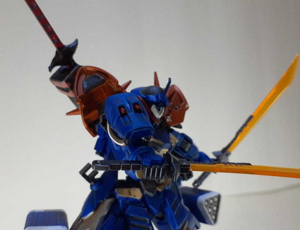 ガンダムバルバトス改造　「ガンダムバルバトス 藍魂斬」実況者専用ガンプラ　–6枚目/制作者：ヒレ肉