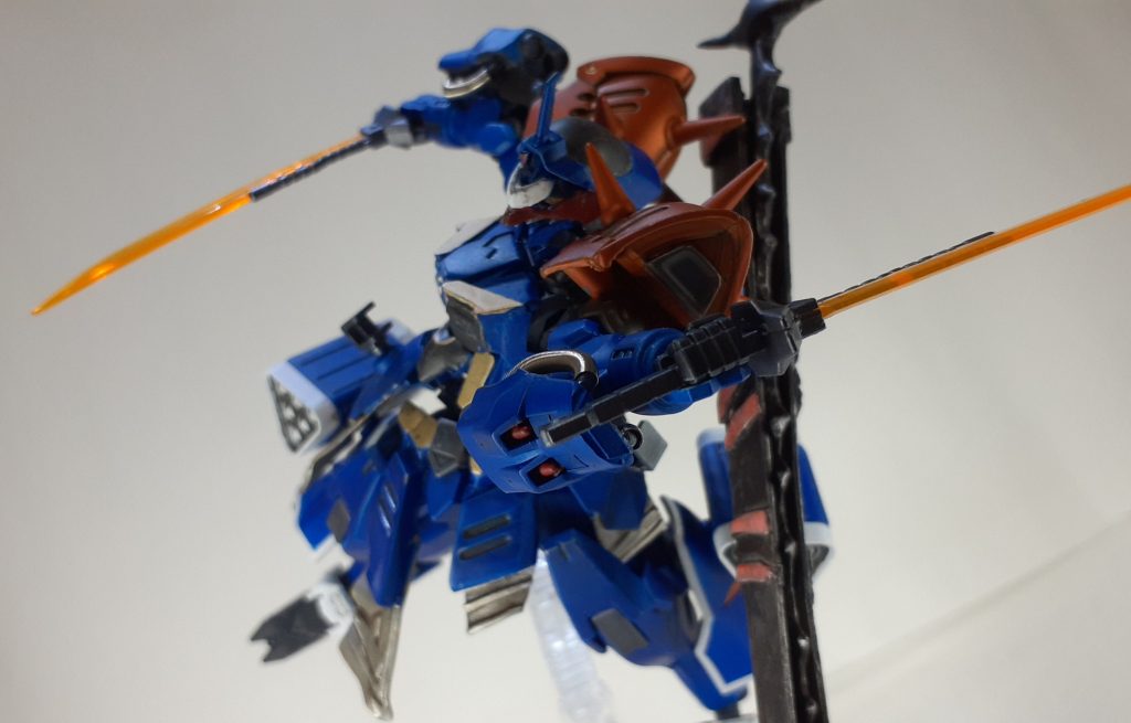 ガンダムバルバトス改造　「ガンダムバルバトス 藍魂斬」実況者専用ガンプラ　–7枚目/制作者：ヒレ肉