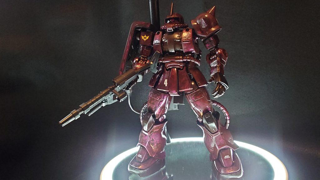 キット自体はさすがにオリジン版なだけあってプロポーションも良くサクサク組める良品なだけに、もったいないことをしました。この経験は次作に生かします。