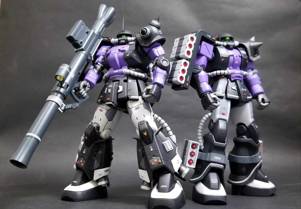 逆バージョンのザクとの2ショット‼️