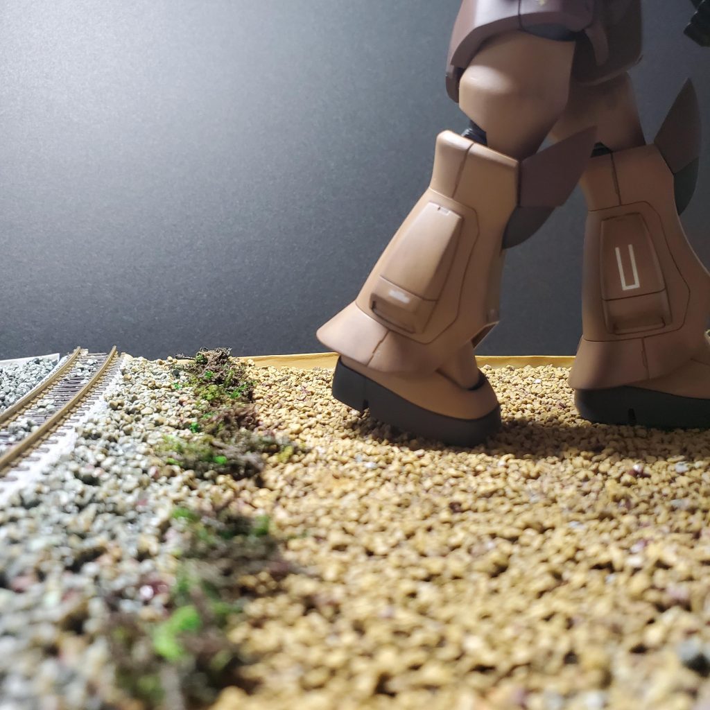 HG 陸戦型グフ(改)&ジオラマ–3枚目/制作者：ALEX11