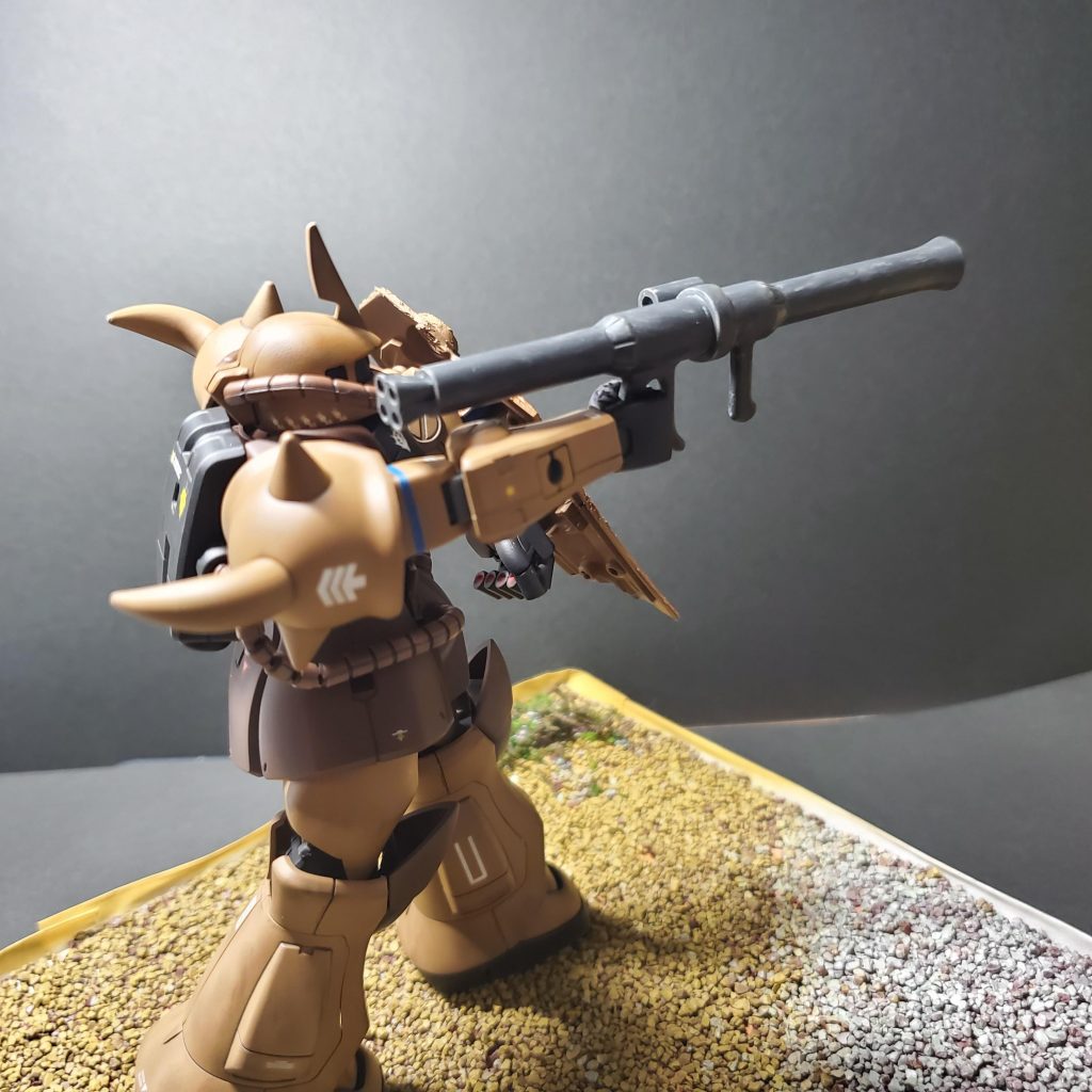 HG 陸戦型グフ(改)&ジオラマ–2枚目/制作者：ALEX11