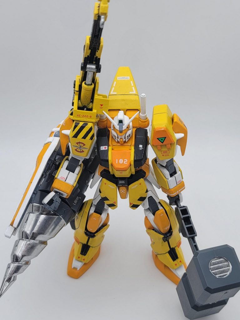 掘削工事特化型 デュエルガンダムBS(ビルディング·シュラウド)–2枚目/制作者:ひみつマウンテン