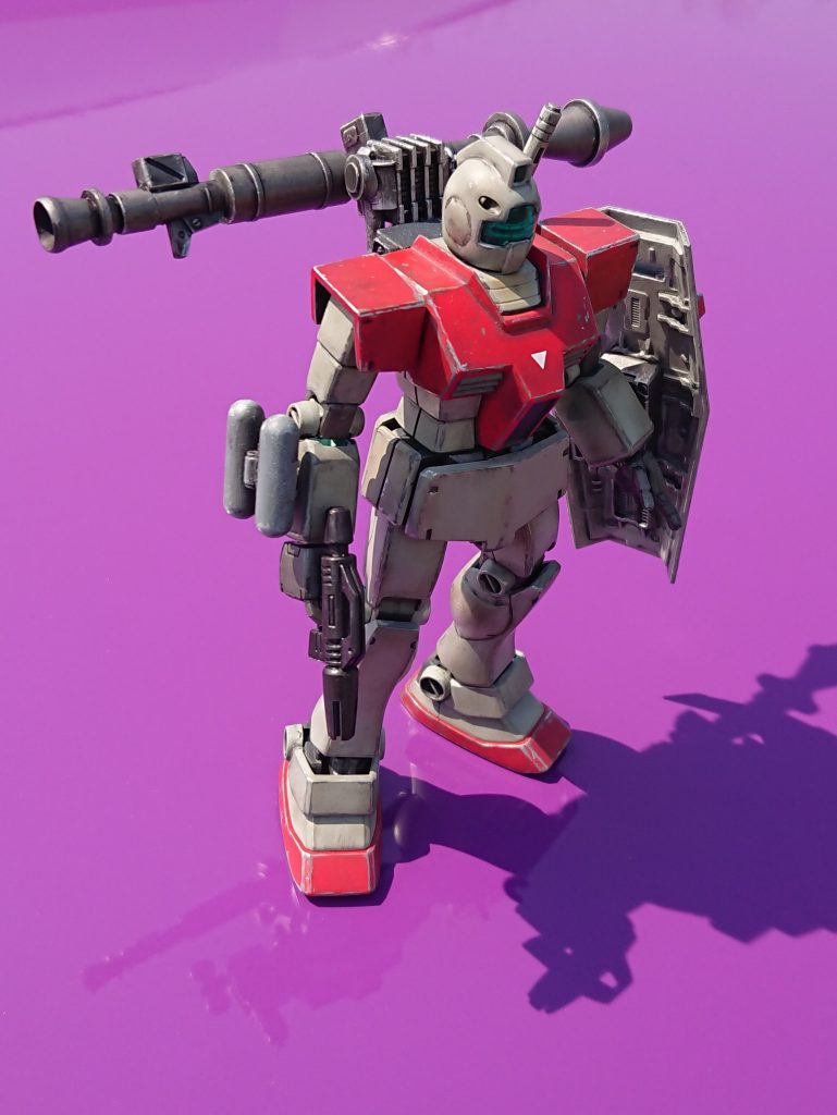 すぐにやられる量産機も素敵です。すぐにやられないようにカスタムした感じを...