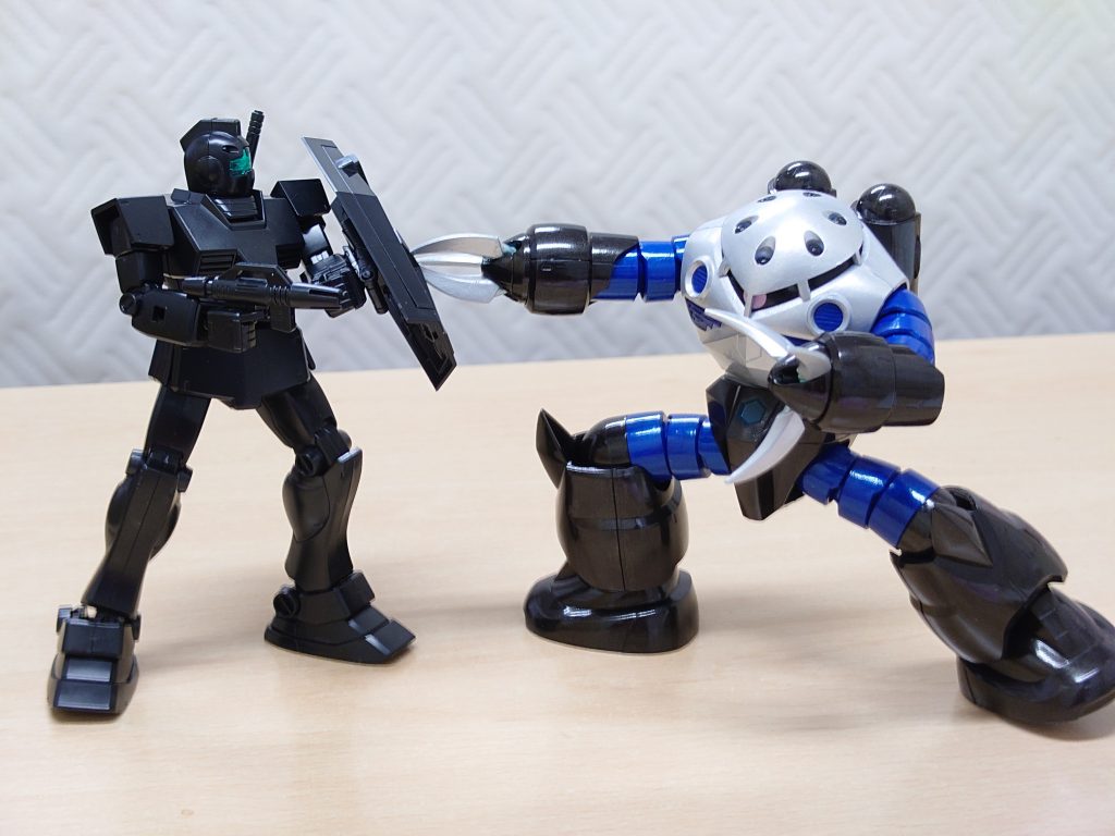 『もしもジムがクローを防いだら❓』互いに二撃目を狙ってる状況です。