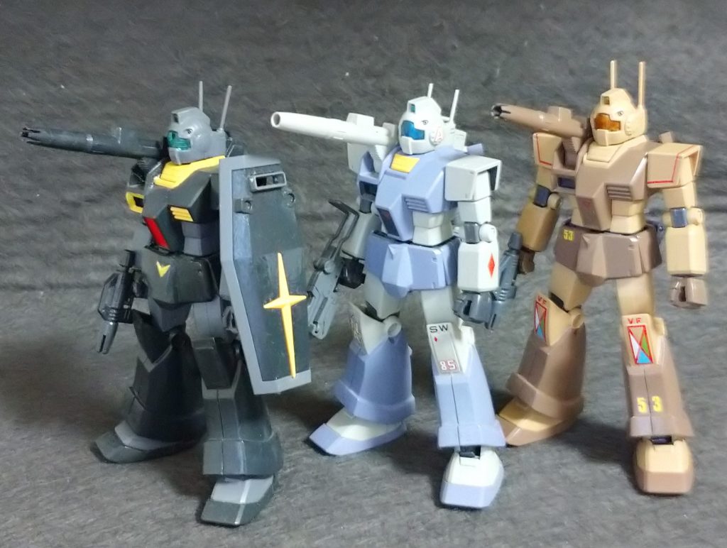 左から､リド･ウォルフ機(未投稿､近々改修予定)､北米戦線仕様(投稿済)､アフリカ戦線仕様そういえば……一般機作ってない🤣🤣🤣そのうち､一般機&Zver.も作る予定です