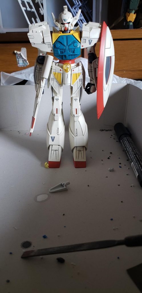 武器はシールに墨入れを入れました。 