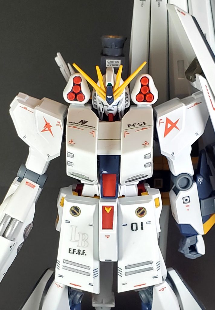 EG+HGミキシング νガンダムHWS｜常に初心さんのガンプラ作品｜GUNSTA（ガンスタ）