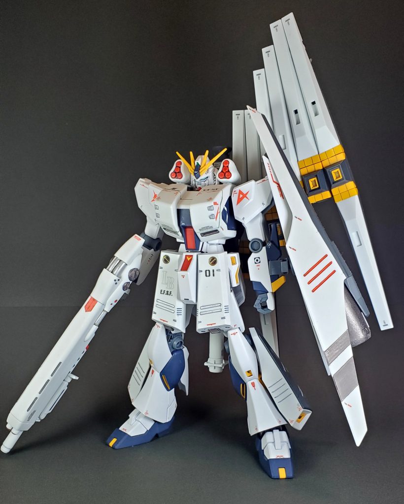 EG+HGミキシング　νガンダムHWS–5枚目/制作者：チュンちゅん丸