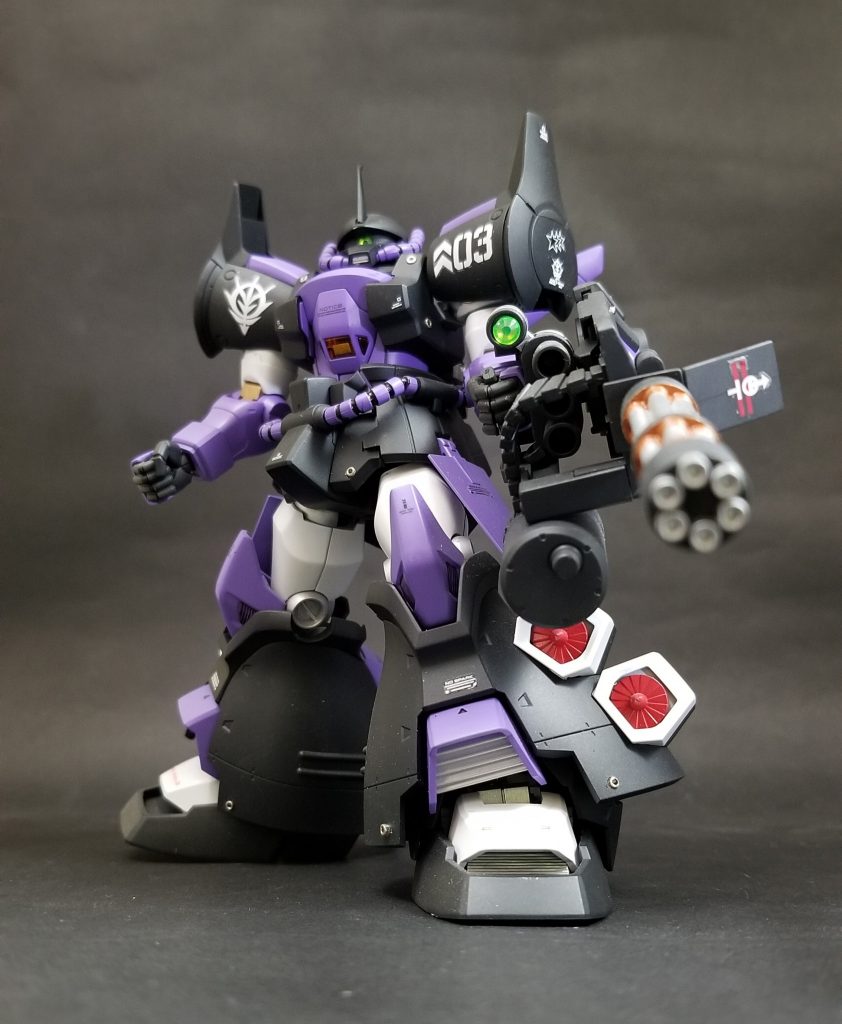 メタルパーツを少々追加‼️結構ゴツい機体で、このポージングが一番カッコよか😆