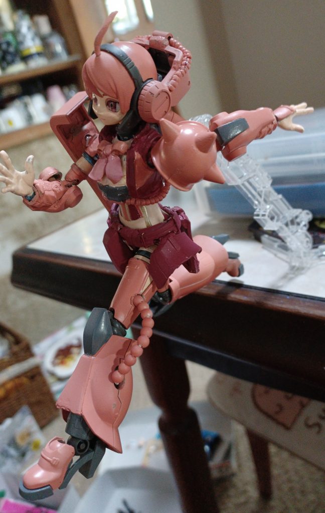 例の疾走ポーズ