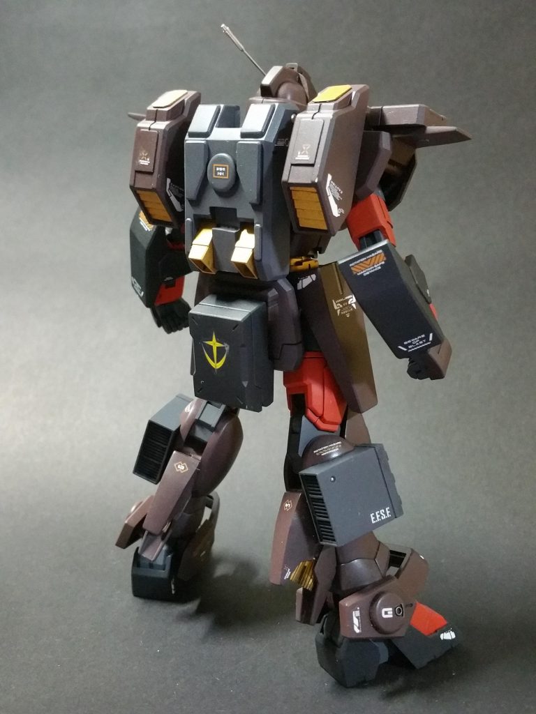 バックショット。推力アップさせたい防御力アップさせたいと色々考えているうちにパーツがどんどん増えていきました（