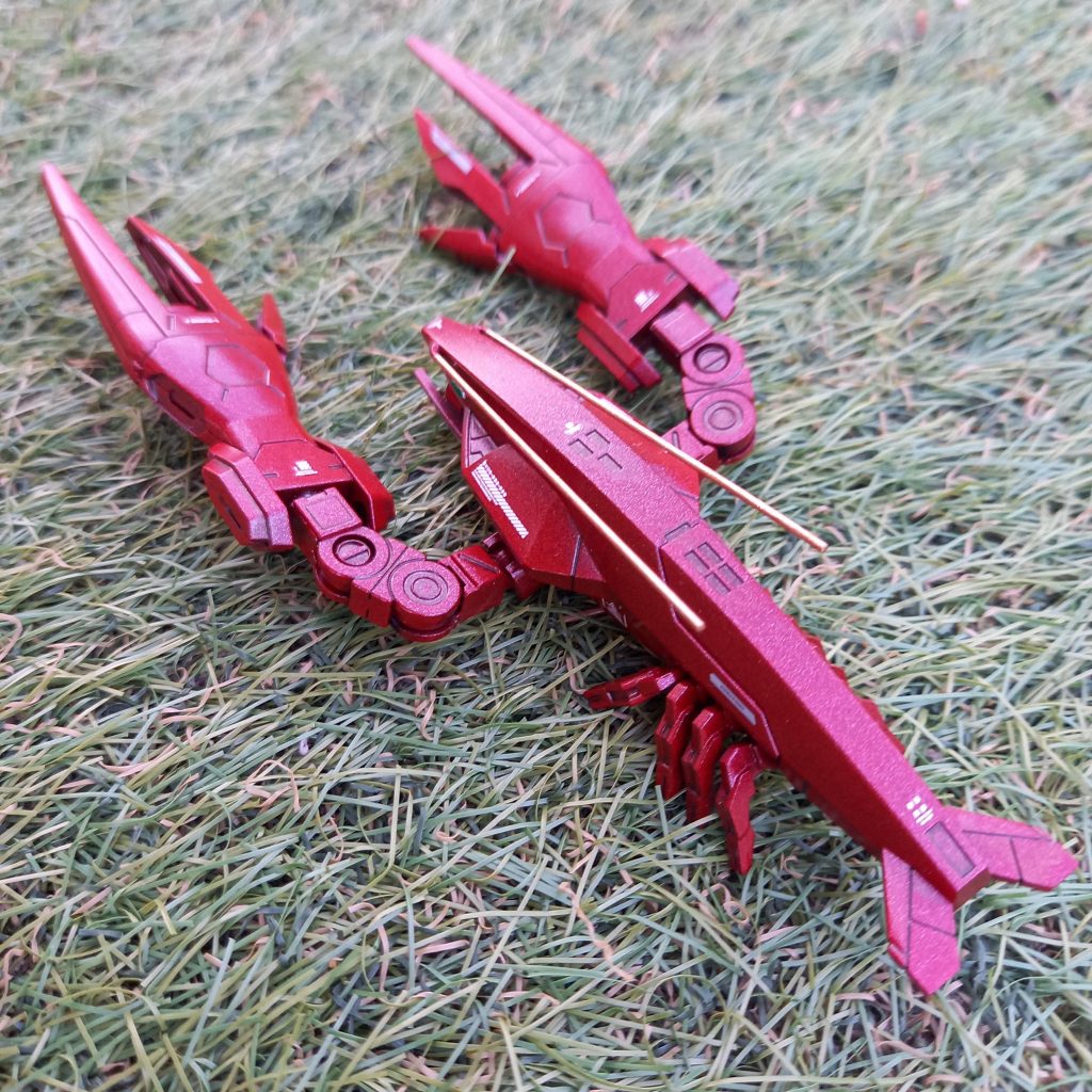 色んな方のガンプラで作成された、動物やポケモンモチーフの作品を見させていただいて、自分もいつか作ってみたかったので、チャレンジ出来て良かったです✌