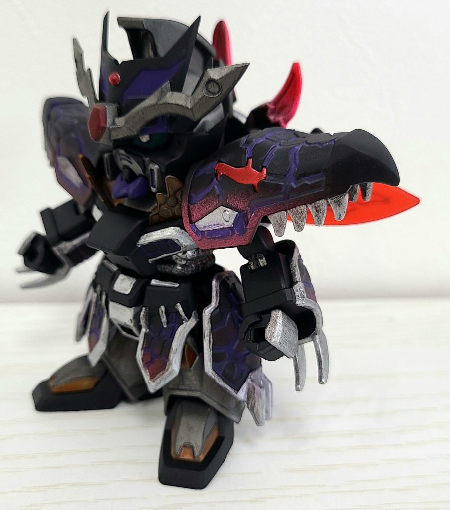 課題はメッキシルバーの筆塗りエナメルのゴールドとシルバーは用意が必要だったと反省 