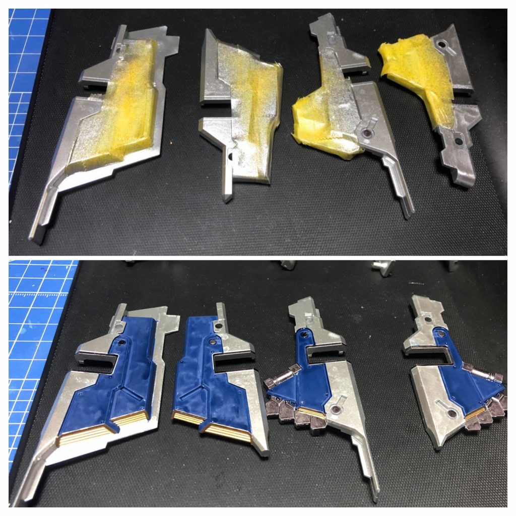 重ねマスキングはできないので残りはペン塗りです。ムラはしょうがないですねwガンマカエアブラシでのムラをもう少し抑えられると良いのですが…十分撹拌はしてるはずなのですが、何かコツはないものか…^_^;