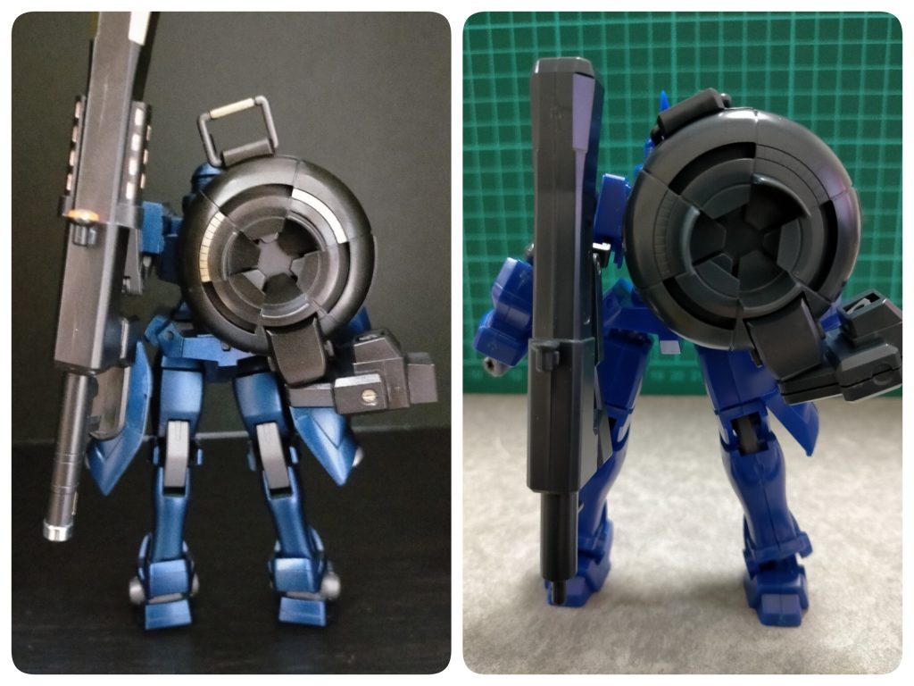 正面/両サイド/バックショット各 塗装後/塗装前