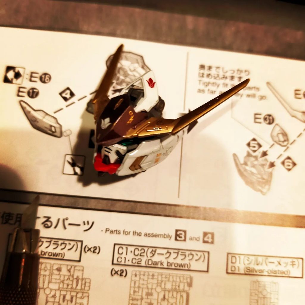 口は最初からスミ入れしてあってバンダイの凄みを感じました…