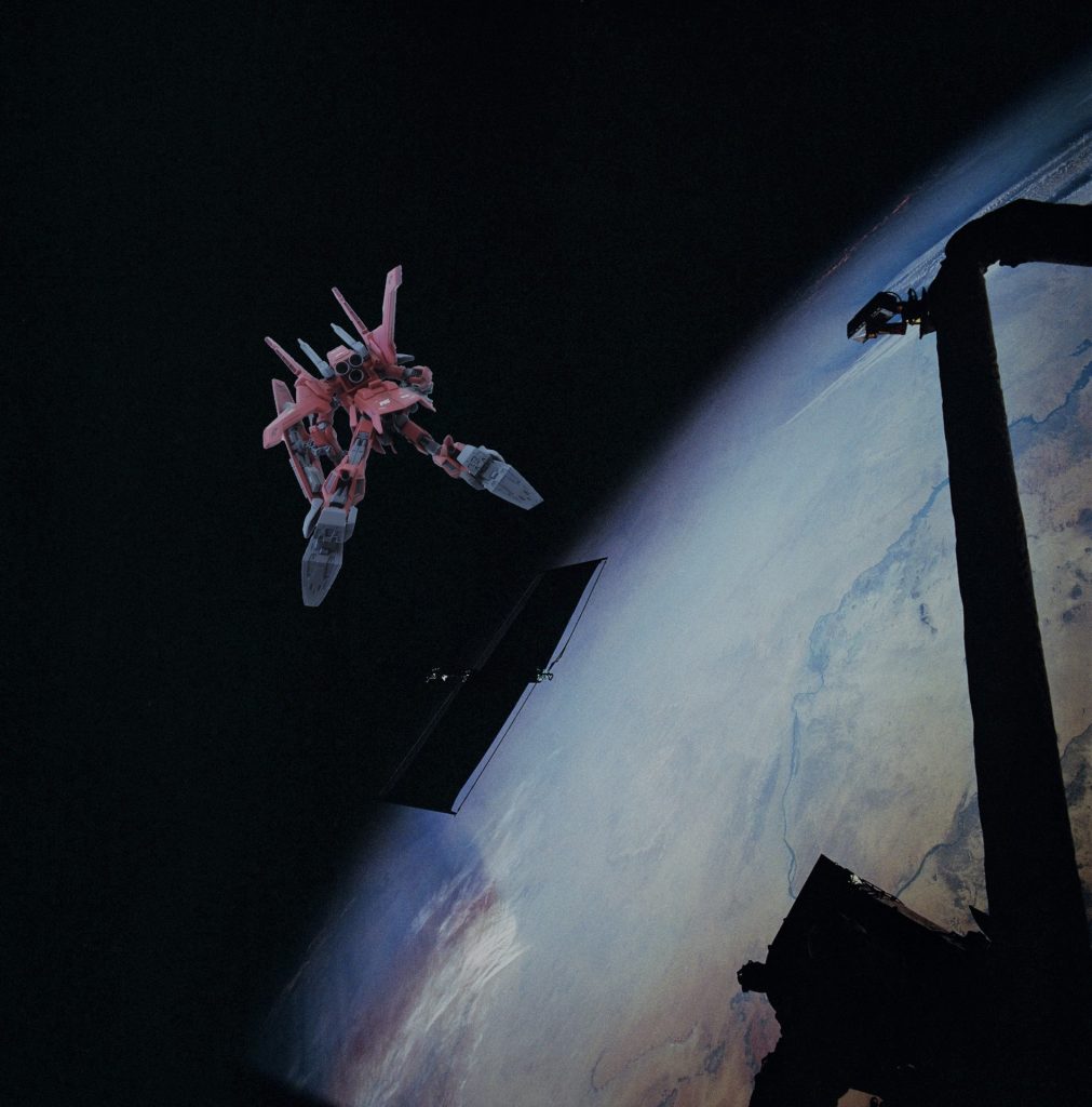 軌道上のステーションから発進