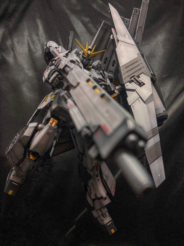 RG νガンダム HWS–2枚目/制作者：@Nekohige0511