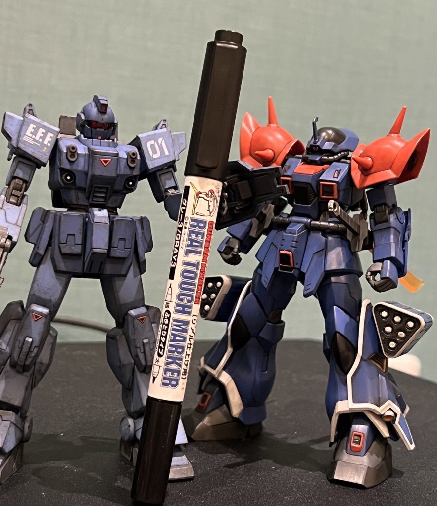 部分塗装＆リアルタッチマーカーを使った汚し