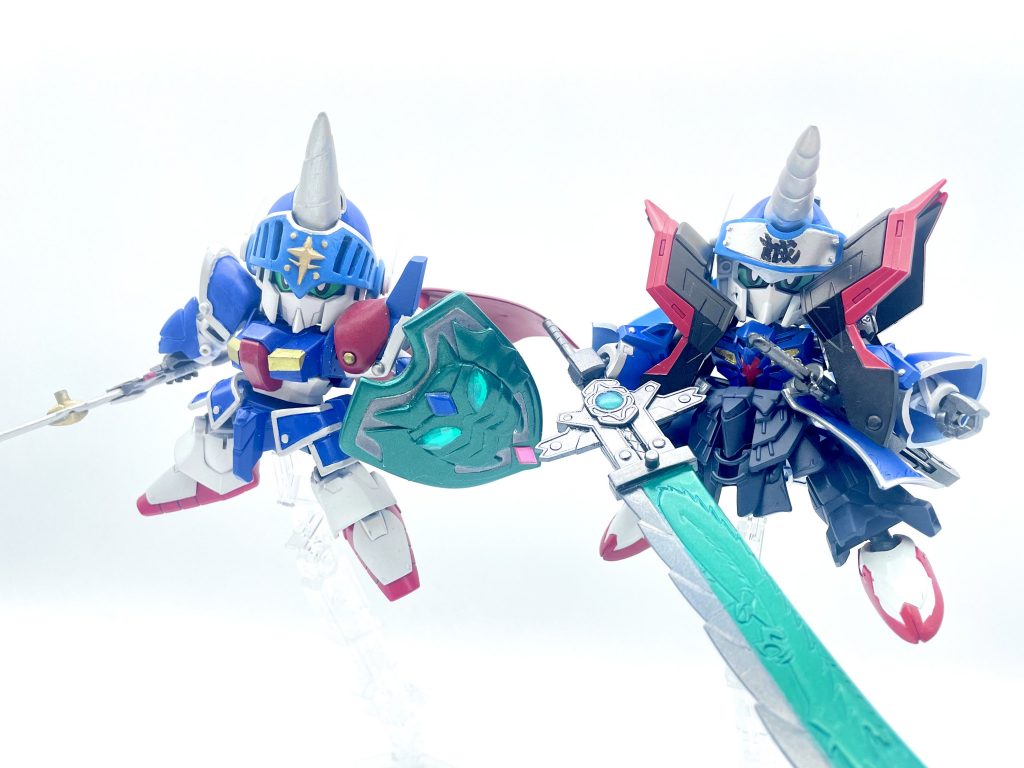 最後に過去作の剣士ゼータとツーショットでおしまい。次回をまて