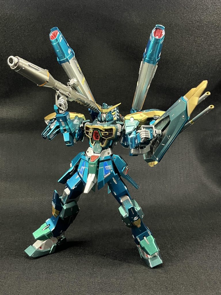 ポーズ1ドーン!と一斉発射のイメージ