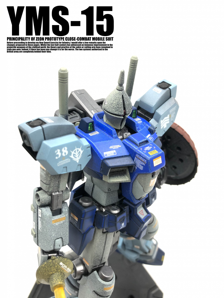 ジ*ズ様 完成品 ガンプラ YMS-15 GYAN MG ギャン シャリア・ブル YMS-15 ギャン (ver.0083)｜youxxxxxさんのガンプラ作品｜GUNSTA