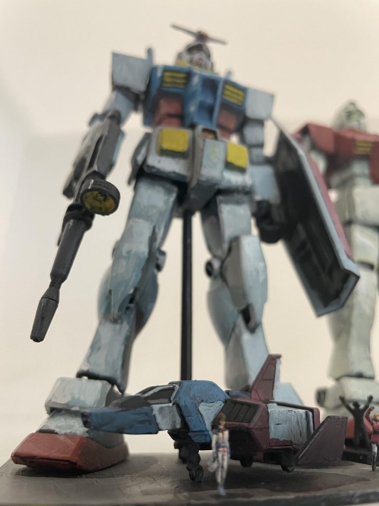 アムロはRGのフィギュアを塗装