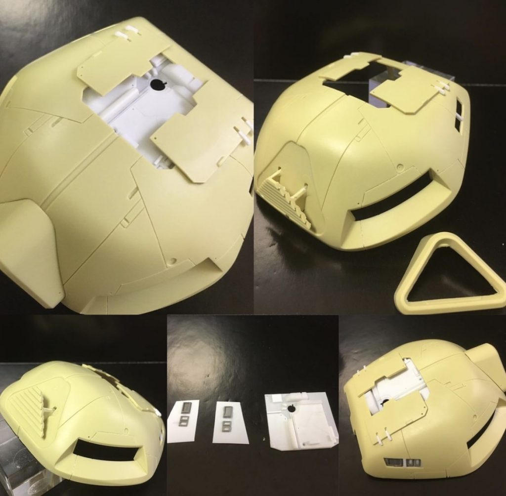 尻はディテール入れ放題でした(笑